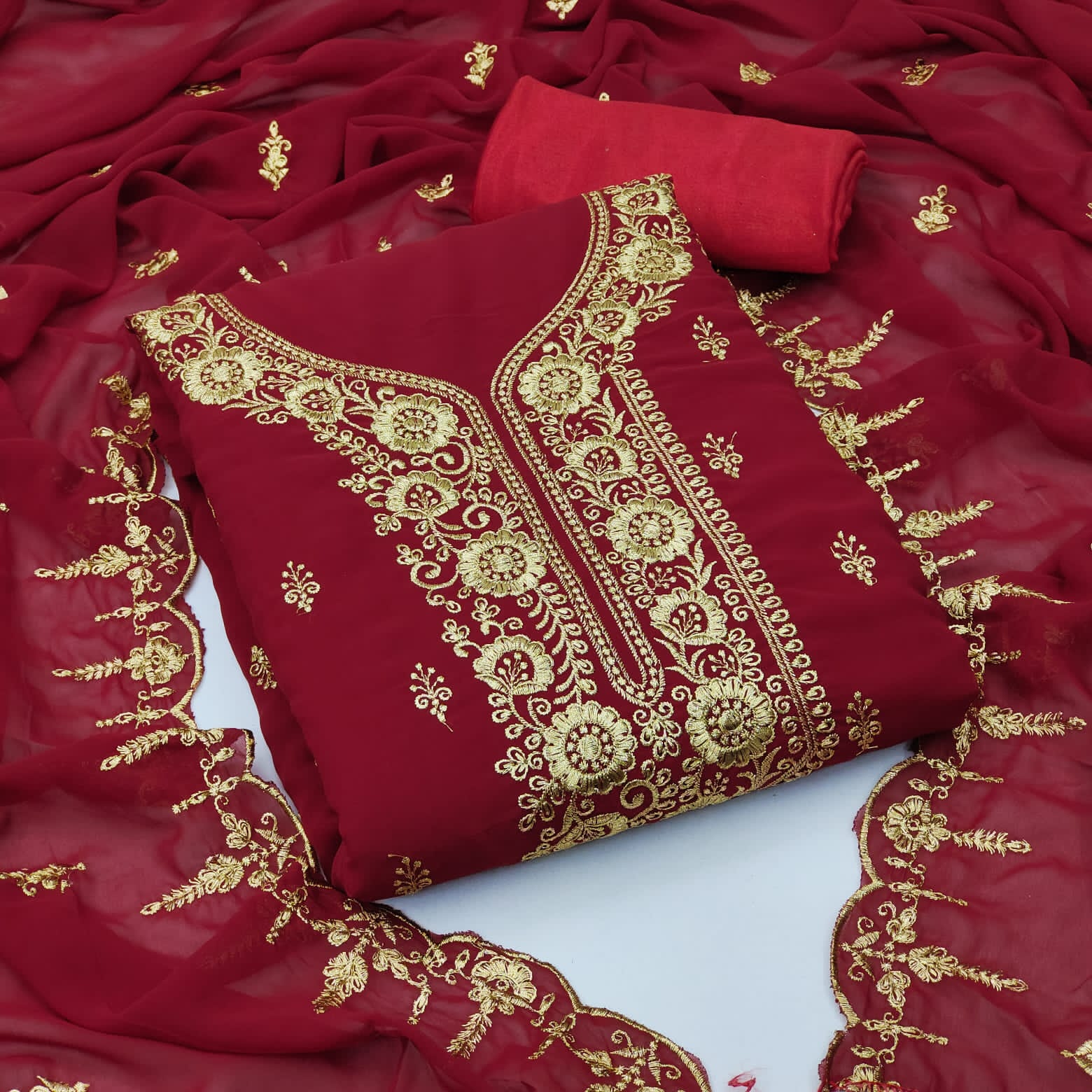 Mastani Suits 1001 Fancy Ethnic Wear Georgette Dress Material Collection